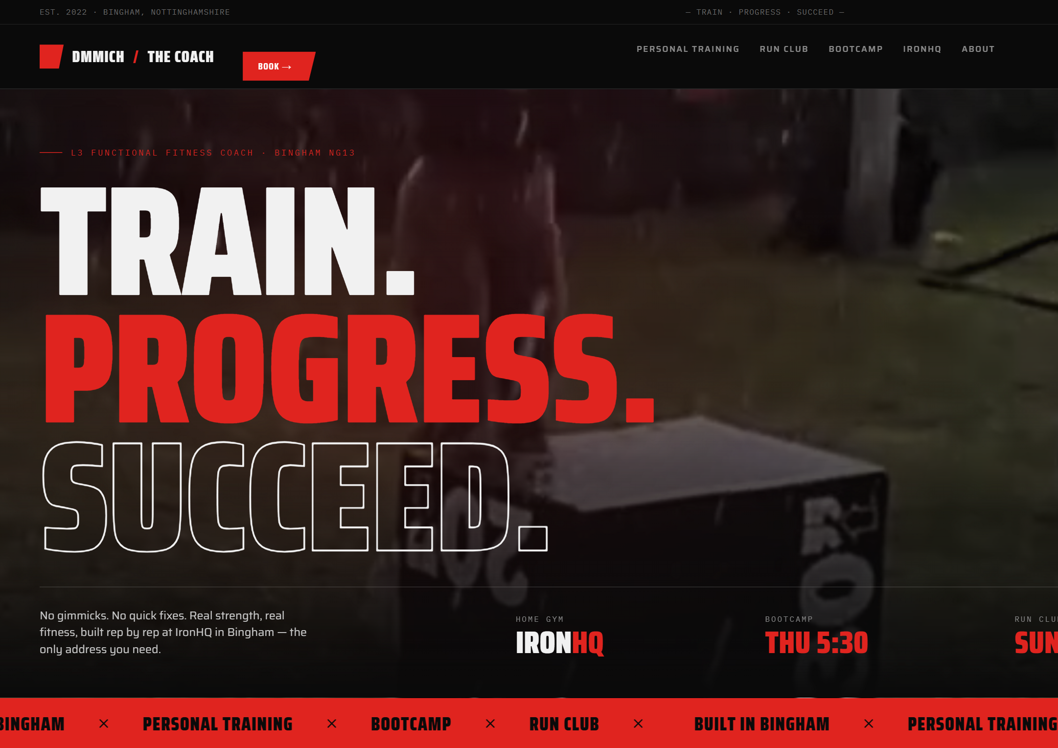 DMMich website screenshot