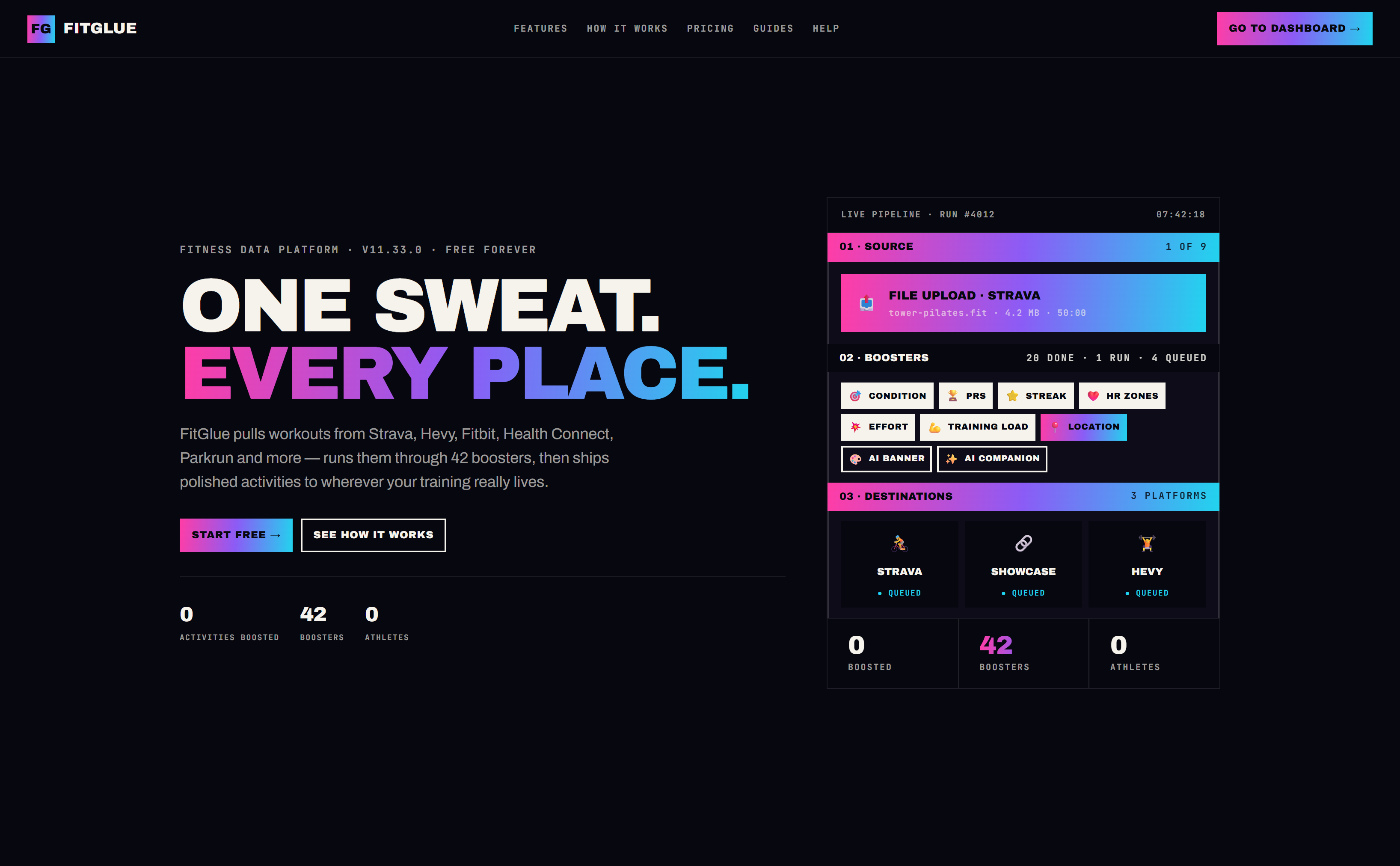 FitGlue app screenshot